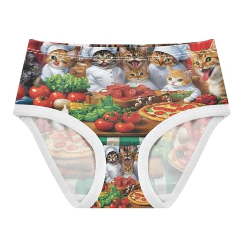 Cute Cats Chef Dinner Toddler Girls's Underwear 2T 202b8595