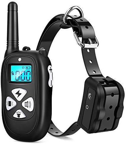 Dog Bark Collar - Dog Anti Bark Collar - Stop Barking with Beep/Vibration/Harmless Shock, Rechargeable and Waterproof Humane No Bark Control for Small Medium and Large Dog