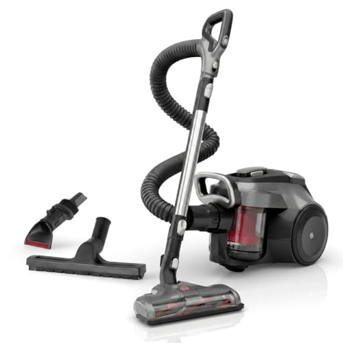 Hoover WindTunnel Bagless Canister Vacuum, Powered Brush, Corded, SH40500CA