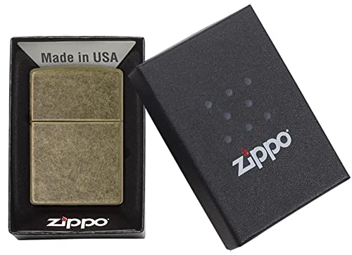 Encendedor Zippo metálico personalizable de latón miniatura 5