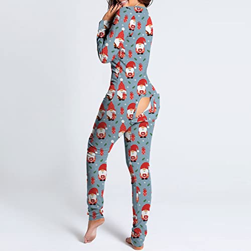 Kwatieh Functionele Kerst Button Down Jumpsuit voor Vrouwen Button Down voor Volwassenen Combinatie Schilderen Kids - Afbeelding 3