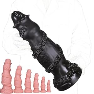 Jixaxe Riesigen Horse Analplug Realistischer Tentakeln Pferde Dildo Big Penis Dildos Dicker Analdildos Super Groß Monster Buttplug Prostata Stimulation Sex Spielzeug für Frauen Männer
