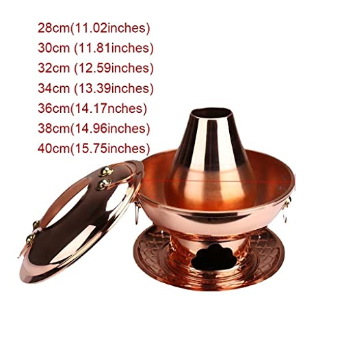 Olla China de Hot Pot de Cobre 38 cm miniatura 7