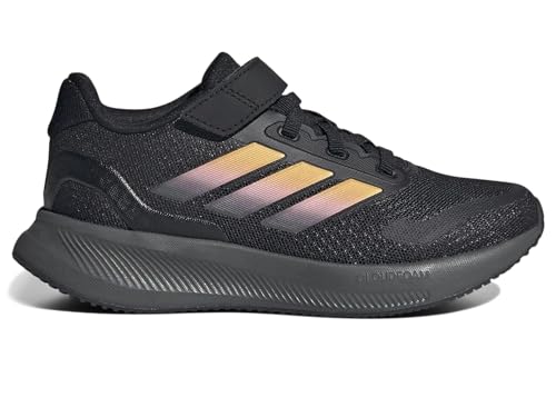 Image of adidas Kids' Marvel Run Falcon 5 Elastic Lace & Strap Shoe