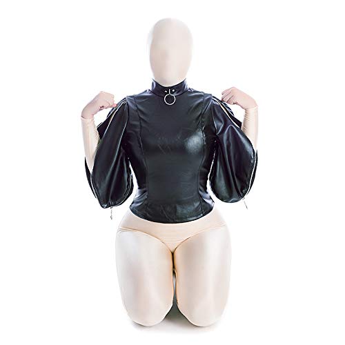 Manette Lingerie Sexy Erotica SM Vestito di Pelle Giacca Signore Manette Stabile Punk Accessori Bondage Borsa La Camicia di Forza Giocattoli Sessuali for Donne(L)