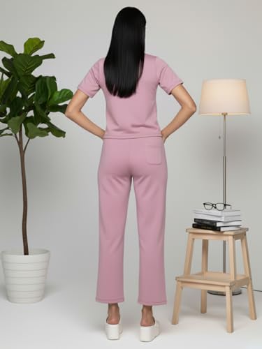 Image of CHKOKKO Women Jogging Suit Casual Summer Track Suit Co-Ord Set