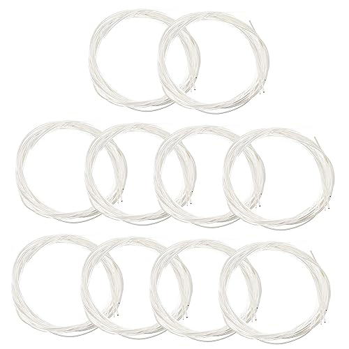 GOOHOCHY 10 Packs Nylon Guitar Strings for Folk Guitar Durable Replacement Strings Premium Tension for Extraordinary Tones