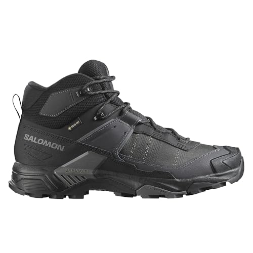 Image of Salomon Mens X Ultra 5 Mid GTX® Black/Asphalt/Castlerock 13 Medium