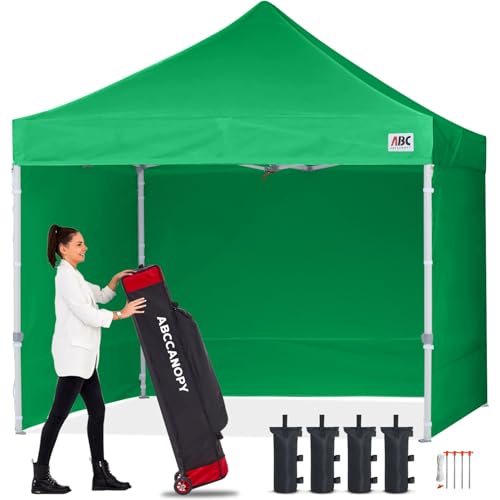 Image of ABCCANOPY Commercial Pop Up Canopy Tent with Sidewalls 10X10,