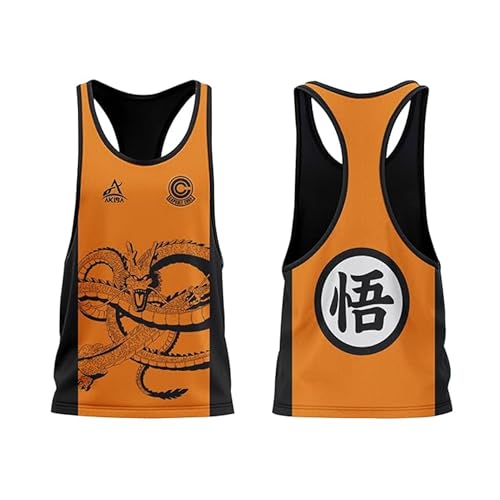 Image of AKIBA Mens Printed Fitness Workout Stringers Gym Stylish Vests
