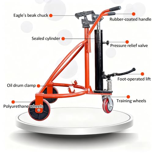 Carretilla hidráulica para barriles WNGJZZYC miniatura 3