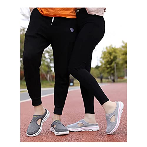 Men's Comfort Breathable Support Sports Sandals, Heelless Air Breathable Mesh Sport Sandals, High Elasticity Non-Slip Walking Shoes for Mens and Womens 5