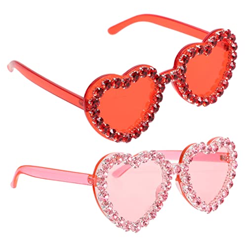 Lunettes soleil cœur parfaites pour fêtes et plage en lot