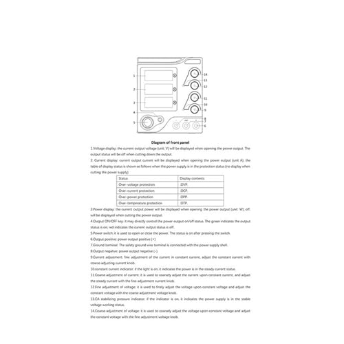 Alimentation CC variable 60V 5A laboratoire transformateur tension continue ajustable - 3