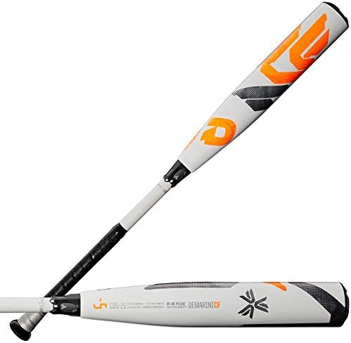 DeMarini CF (-5) USSSA Baseball Bat - 2 5/8" Barrel - 30"/25oz, Black, WTDXCB5 2530-21