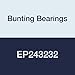 Bunting Bearings EP243232 Sleeve (Plain) Bearings, Powdered Metal, SAE 841, 1 1/2" Bore x 2" OD x 2" Length