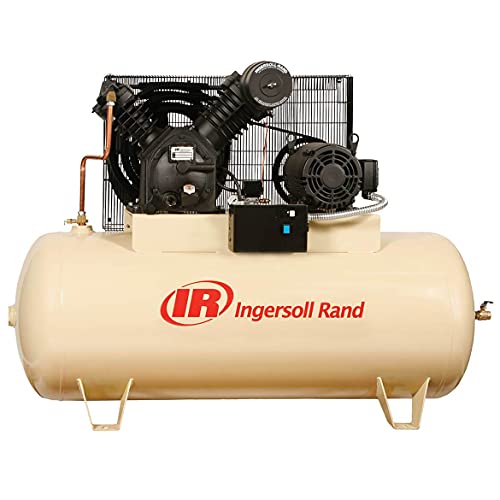 Ingersoll Rand Electric Stationary Air Compressor - 10 HP, 35 CFM at 175 PSI, 200 Volts, Model Number 2545E10-V