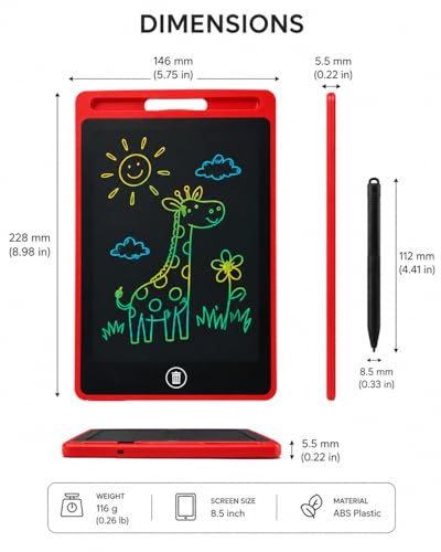 Generic 8.5 Inch Multicolor LCD Writing Tablet - Image 6
