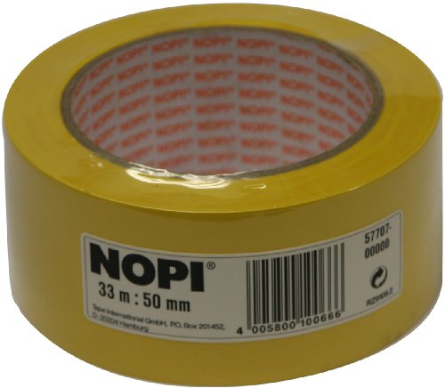 Preisvergleich Produktbild Nopi Putzband gelb 33 m x 50 mm, 57707