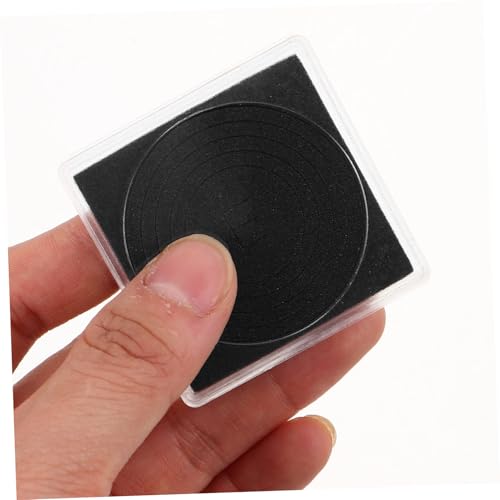 Caja organizadora cuadrada para monedas, transparente, 20 piezas miniatura 4
