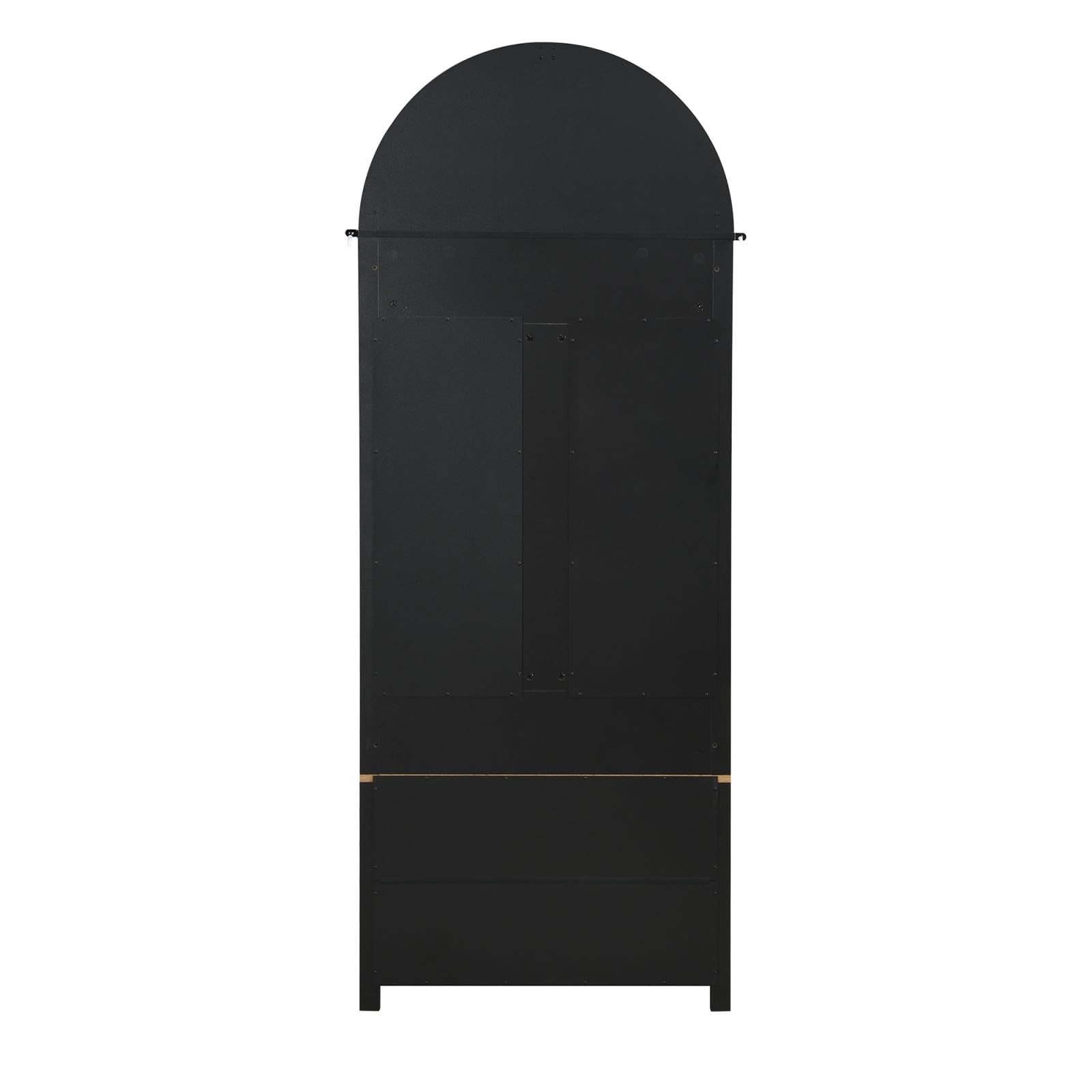 Ensemble de vestiaire Armoire multifonctionnelle avec étagère à Chaussures, Compartiments de Rangement et Crochets ; Meuble de Rangement Moderne doté d'une Base en Fer Robuste (Black)
