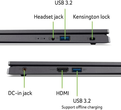 Acer Aspire 5 15 A515-58P-78JB, Ordenador Portátil 15,6” Full HD (‎Intel Core i7-1355U, 16GB RAM, 512GB SSD, Intel Iris Xe Graphics, Windows 11 Home) Color Gris, Teclado QWERTY Español 6