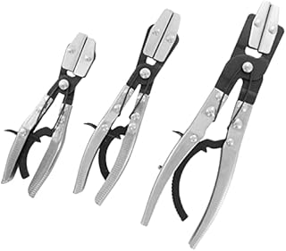 ABN Hose Pincher Pliers 3-Piece Crimping Pinch-Off Tool Set – Automotive Pinching Radiator, Coolant, Heater, Fuel Pinch
