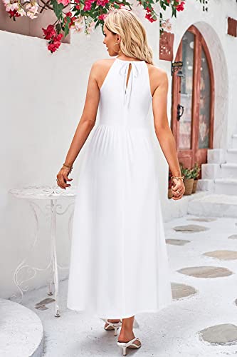 Image of KILIG Women's Summer Floral Beach Flowy Split Maxi Long Dresses