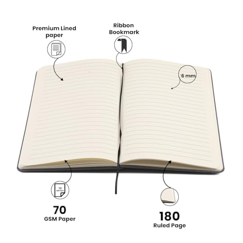Image of AICA Personalized Name & Charm Doctor Leather Notebook Diary - A5 Size, 180 Ruled Pages (Grey) | Customized Gift for Doctors Retirement Farewell Appraisal Birthday For Men Women Girls Boys