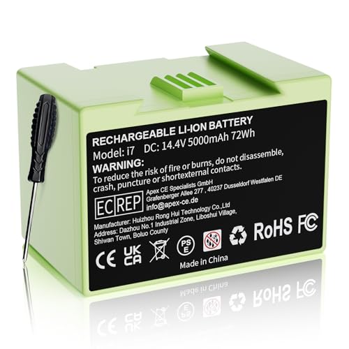 Image of High-Capacity 5000mAh Battery for Roomba i7
