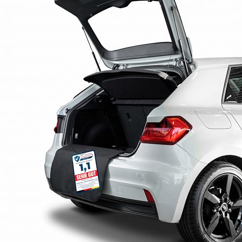 LIONSTRONG Ladekantenschutz Kofferraum [GEPOLSTERT & WASSERDICHT] Universelle Schutzmatte geeignet vom Kleinwagen bis zum SUV Kofferraumschutz Auto Hund Kratzfest und rutschfest