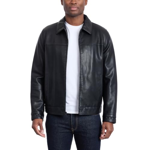 Image of Tommy Hilfiger Men's Classic Faux Leather Jacket