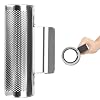 Metal Guiro, 12 4 Stainless Steel Dominicana Guira Shaker, Latin Percussion Guiro with Scraper for Live Performance