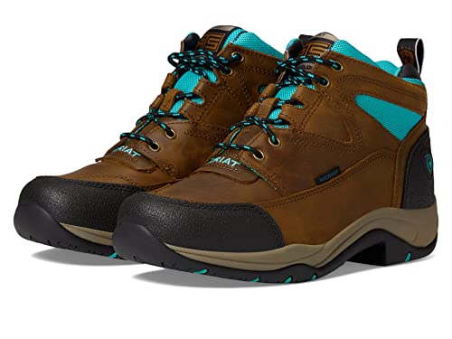 ARIAT Women’s Terrain Waterproof Boot Weathered Brown