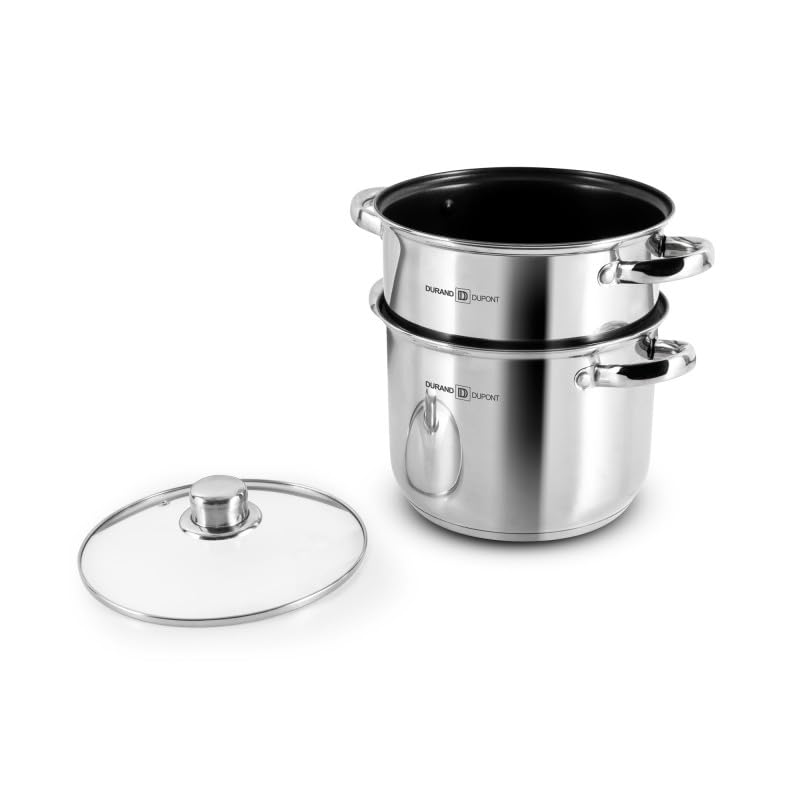 Couscoussier Inox 20 Cm Tfi Avec Couvercle En Verre Marrakech 20 De Kitchencook