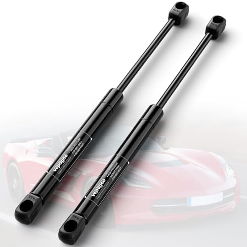 Vepagoo 6330 Front Hood Struts Compatible for 2005-2013 Chevrolet Corvette Gas Shock Lift Supports, Coupe/Convertible 2-Door Hood Rods Springs Replacement,95647, 022039
