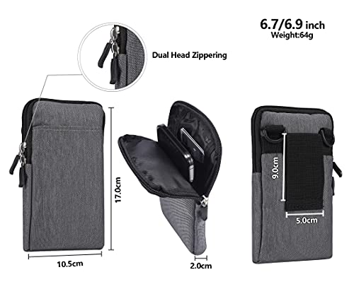 Cell Phone Shoulder Holster Men, Cell Phone Belt Clip Holder - Image 3