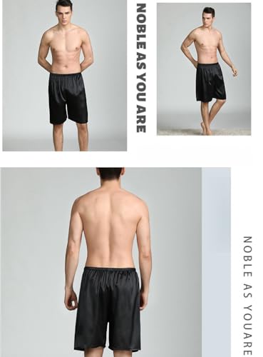 Men's Satin Boxers Shorts 3 Pack Underwear2