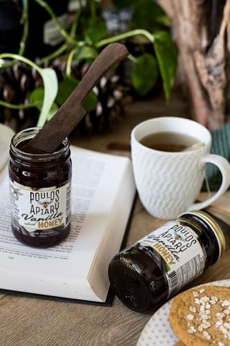 Miel infusionada con vainilla Poulos Apiary 10.4 oz miniatura 3
