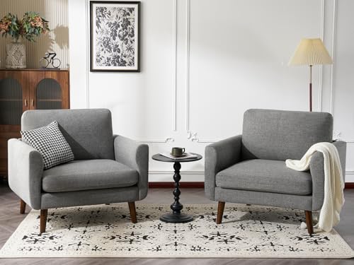 ELUCHANG Accent Chairs Set of 2 for Modern Entertainment Dens