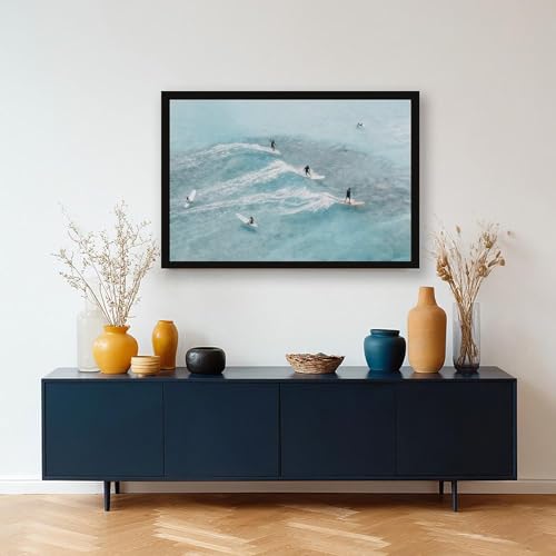 Toile hawaïenne pour salon : tableau déco voyage 30x45 cm