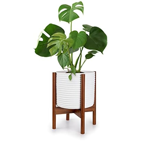 Soporte Moderno para Plantas de Bambú Ajustable Cover