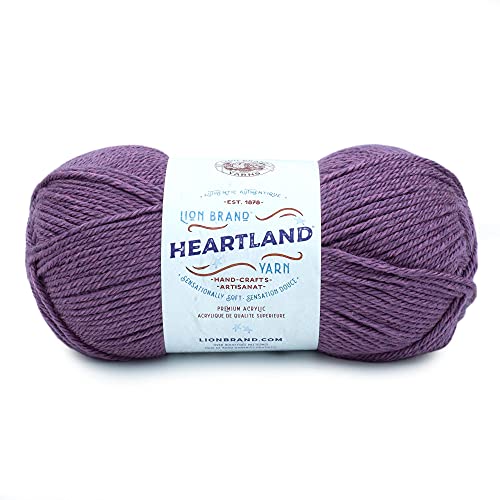 Image of Lion Brand Yarn, Worsted-Weight Heartland Yarn for Knitting, Crocheting, and Crafting, Kobuk Valley, 1 Pack
