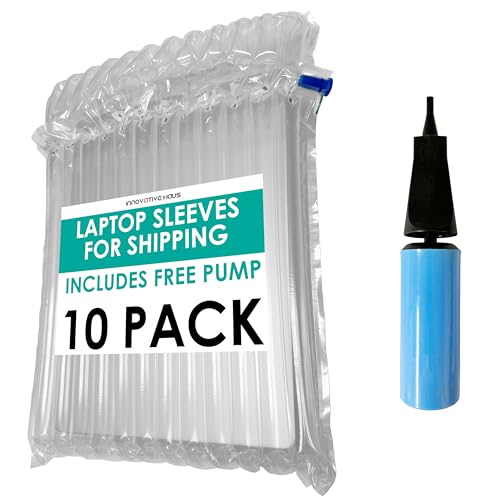 Innovative Haus 10 Pack Inflatable Laptop Protective Bags with Free Pump. Ideal for 14-16 Inch...