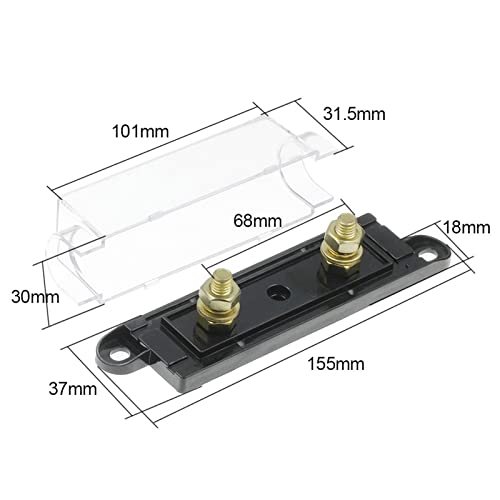 Porte-fusible ANL automobile avec fusible boulonné 70A pour protection de circuit 12V 24V - 7