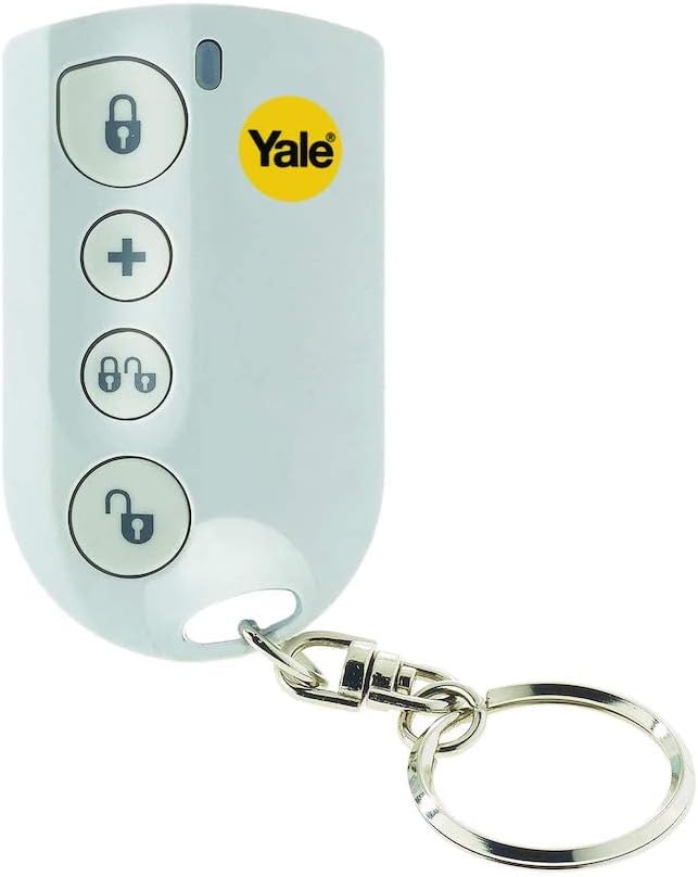 Yale Locks HSA6060 Alarm Accessory Remote Keyfob, Wireless, White, 15