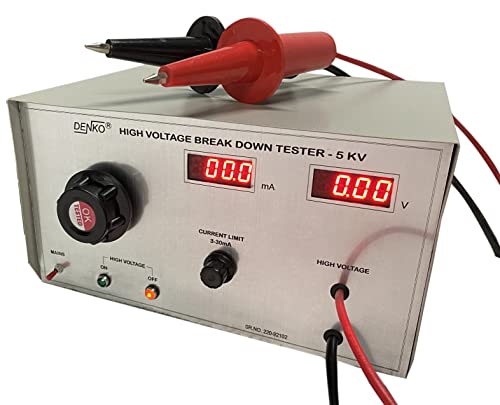 Image of DENKO AC Digital High Voltage Breakdown Tester 5KV (5000V) AC / 30mA (1 Year Manufacture warranty)