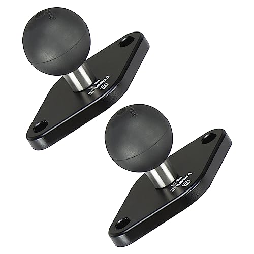 FANAUE 2 Pack 1 inch TPU Ball Mount Diamond Base, Compatible with RAM Mount B Size 1