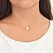 White Opal Hamsa hand Necklace 14k Gold Filled 16 inch+ 2 extension