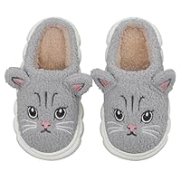 Cheerful Mario Kids Girls Slippers Warm Home Shoes Cute Cat Memory Foam Anti slip Sole
